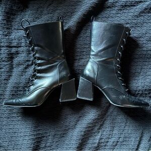 Foxblood Witch Boots